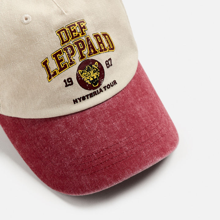 Moudda ZARA - Casquette Lavée Bicolore - Def Leppard - Tunisie 3