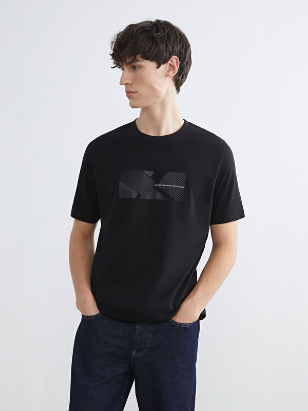Moudda LC Waikiki - T-shirt imprimé manches courtes en jersey - Tunisie 1