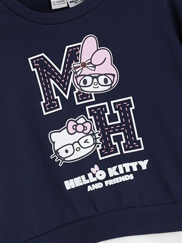 Moudda LC Waikiki - Sweatshirt en jersey sous licence Fille Marine - Tunisie 2