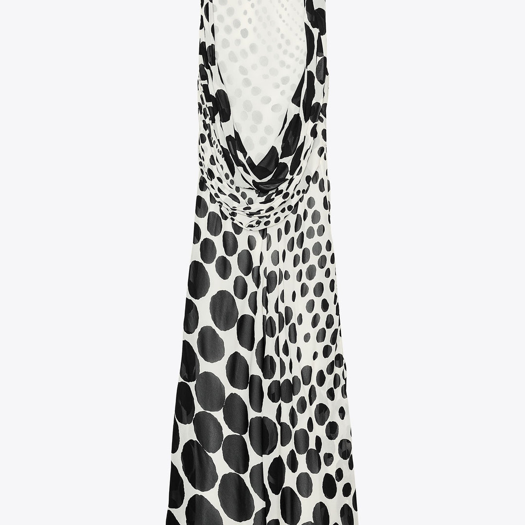 Moudda ZARA - Robe Longue - Pois & Dos Drapé - Tunisie 2