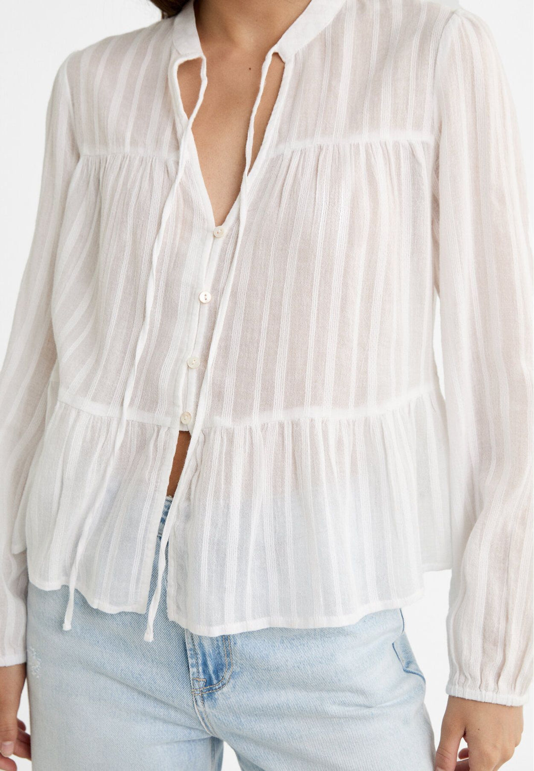 Moudda STRADIVARIUS - Blouse Boho à Étages - Tunisie 4