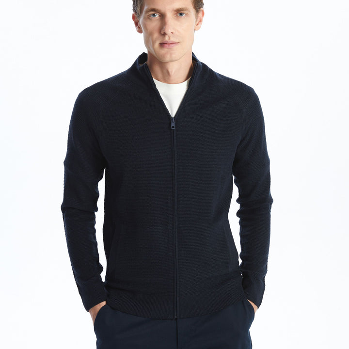 Moudda LC Waikiki - Cardigan en tricot Homme Marine - Tunisie 1