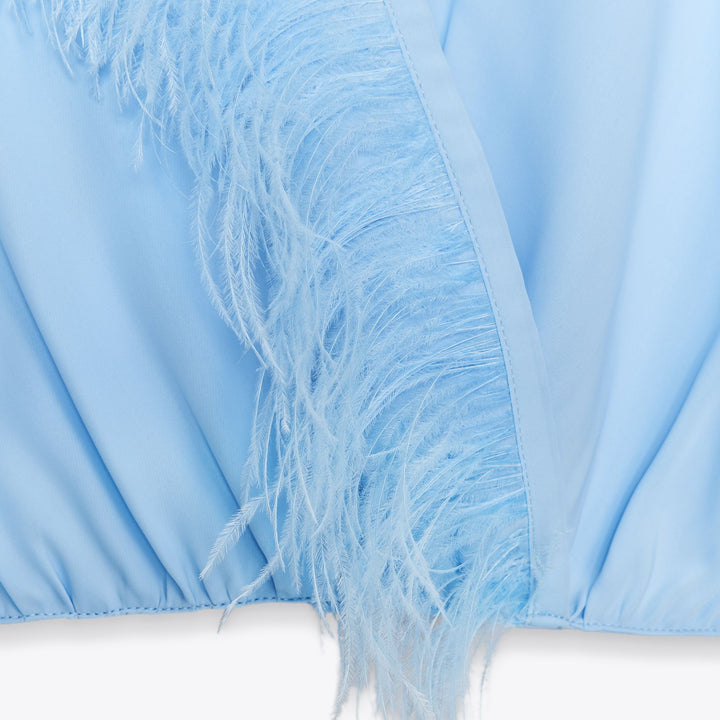 Moudda ZARA - Blouse Satin - Croisée & Plumes - Tunisie 3