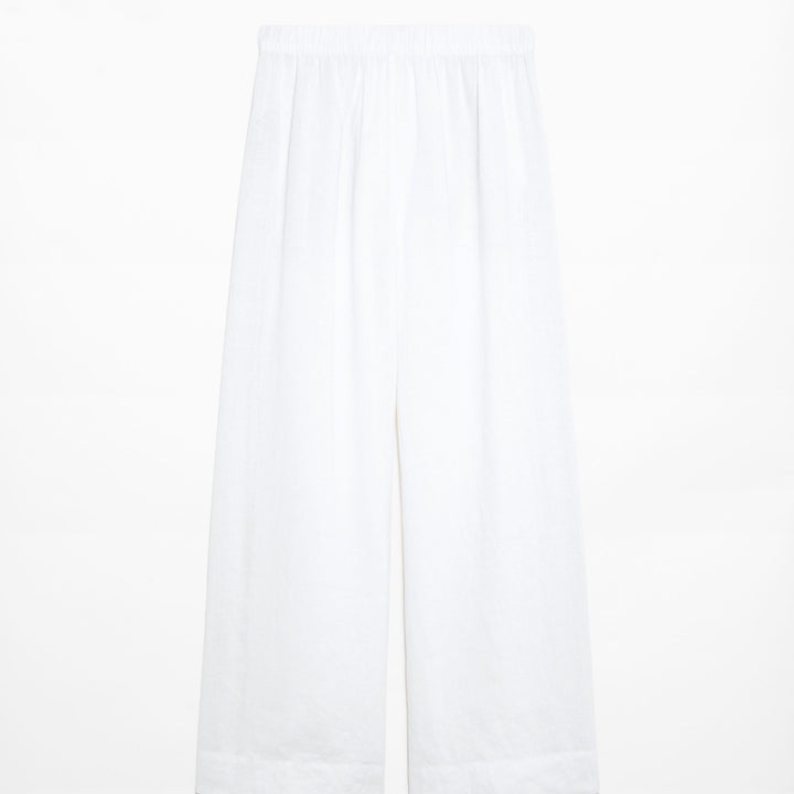 Moudda Oysho - Pantalon 100% Lin avec Passepoil Taille Moyenne - Tunisie 1