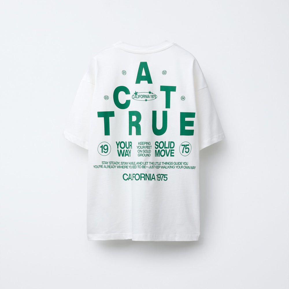 Moudda ZARA - T-Shirt - Imprimé Textes & Vert - Tunisie 2