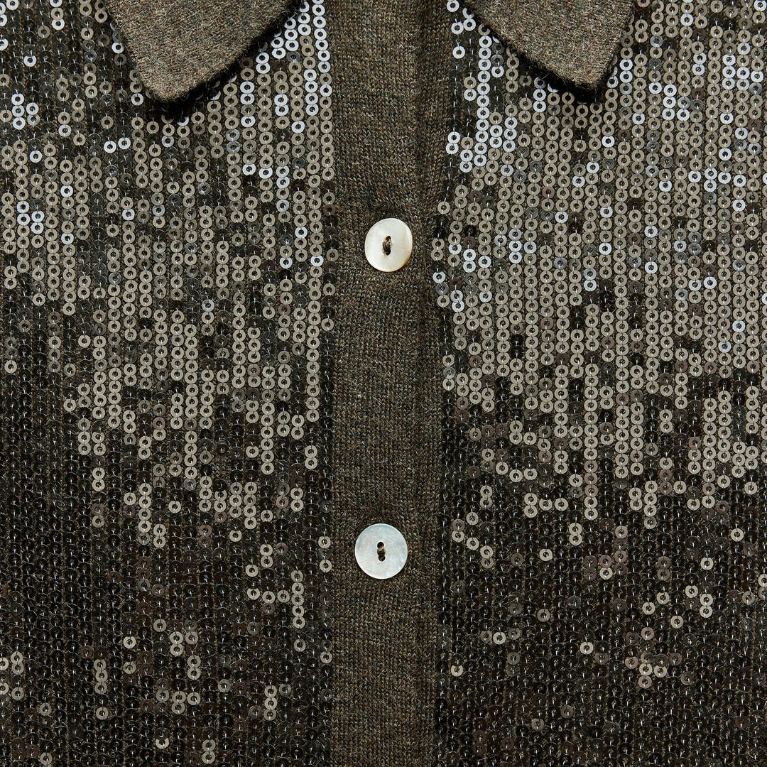 Moudda ZARA - Polo manches longues, broderie fine et paillettes - Tunisie 3