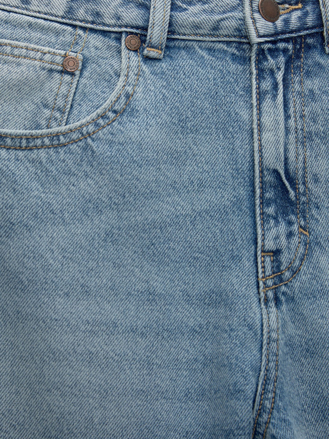Moudda PULL & BEAR - Pantalon Denim Baggy Revers Bas - Tunisie 3