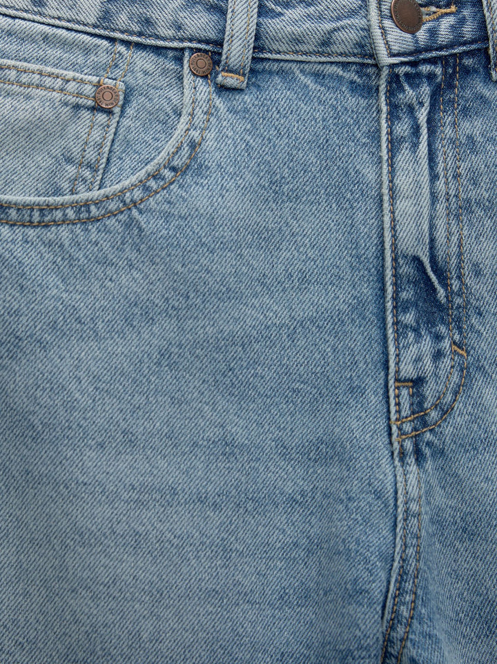 Moudda PULL & BEAR - Pantalon Denim Baggy Revers Bas - Tunisie 3