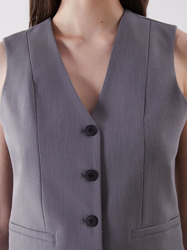 Moudda LC Waikiki - Débardeur tissé Femme Mélange de gris - Tunisie 3