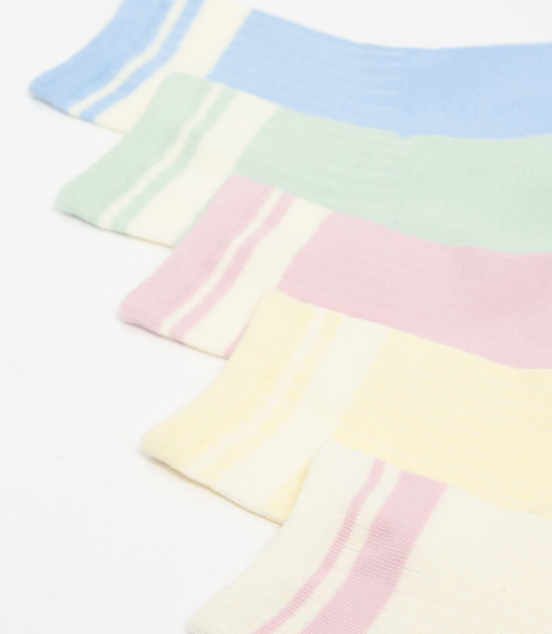 Moudda Lefties - Pack 5 Chaussettes Cheville - Rayures - Tunisie 3
