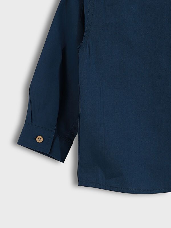 Moudda LC Waikiki - Chemise tissée manches longues Garçon Pétrole noir - Tunisie 3