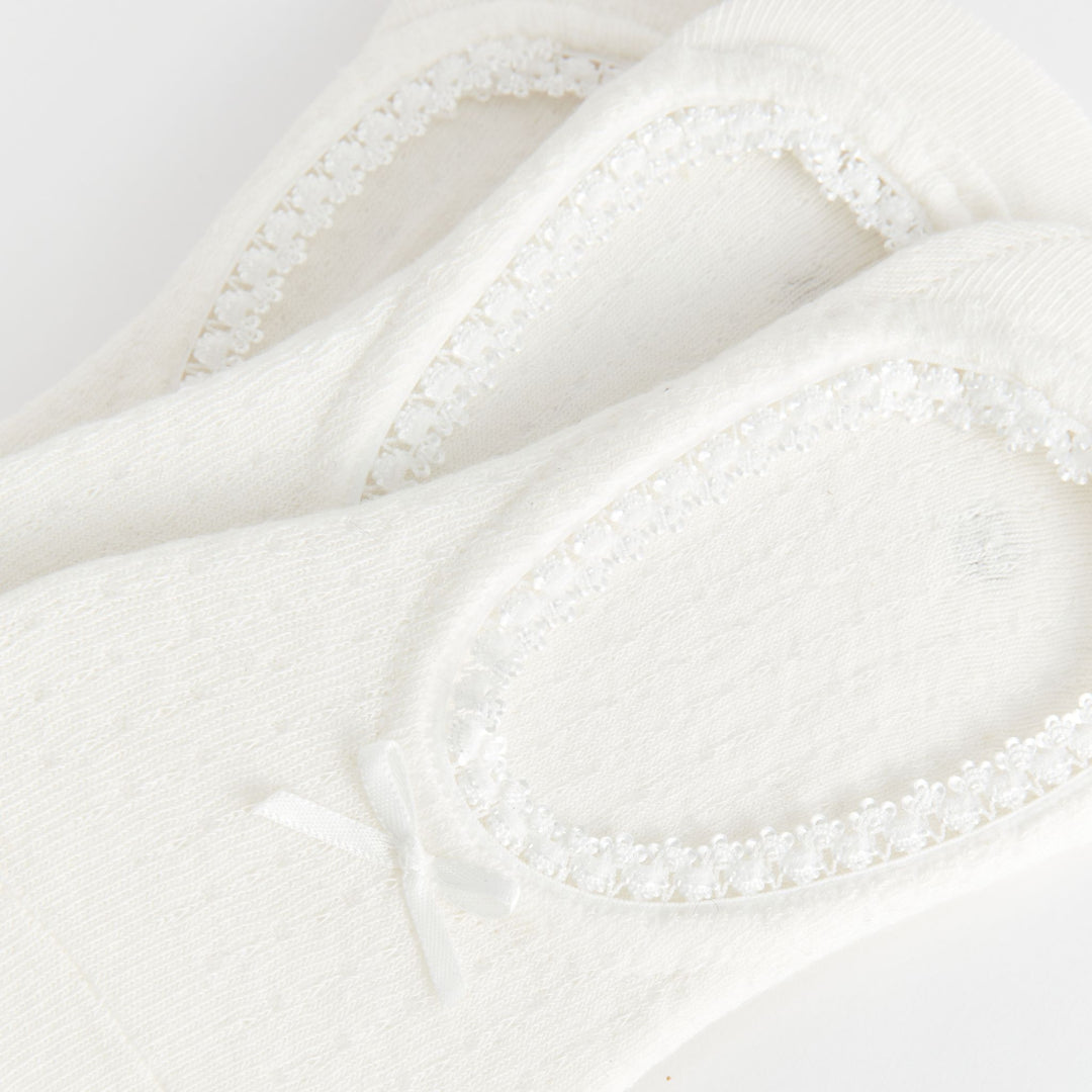 Moudda LC Waikiki - Chaussettes invisibles Femme Ecru - Tunisie 3