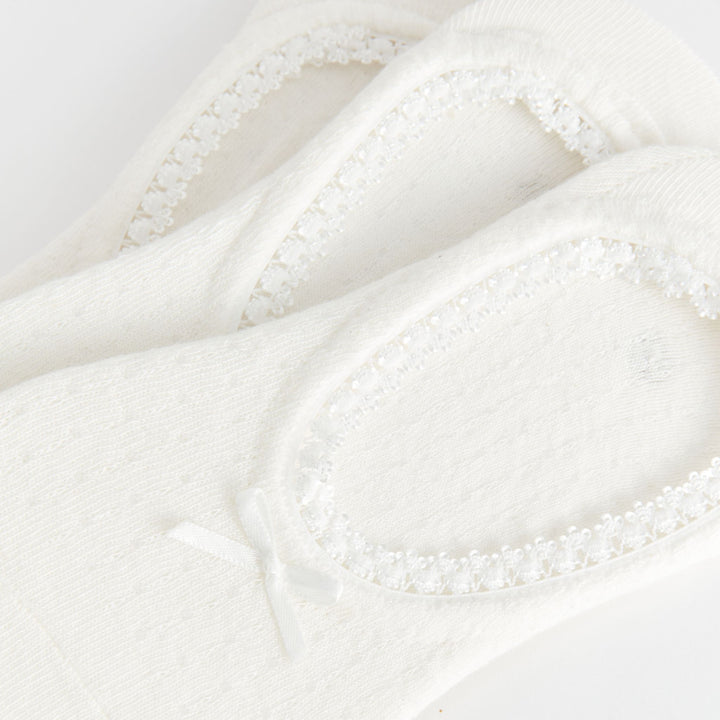 Moudda LC Waikiki - Chaussettes invisibles Femme Ecru - Tunisie 3