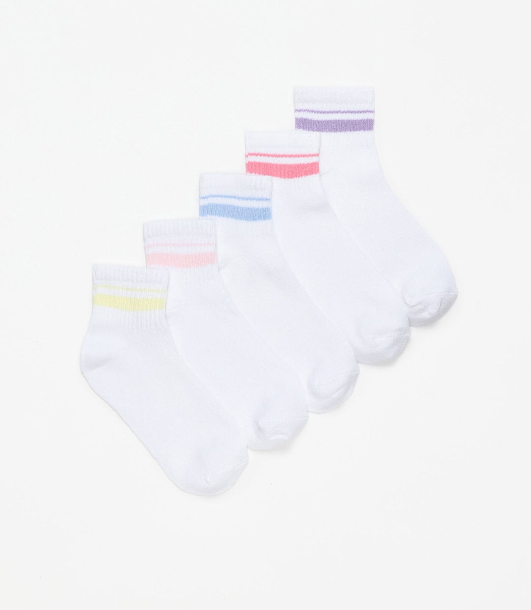 Moudda Lefties - Pack 5 Chaussettes Sport - Rayures Hautes Couleur - Tunisie 2