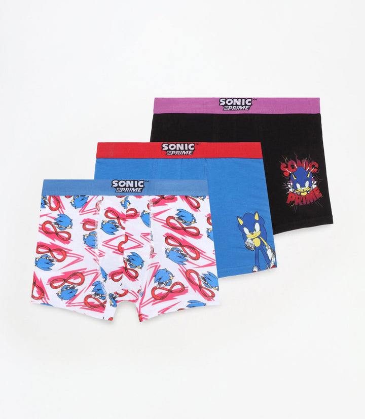 Moudda Lefties - Pack 3 Boxer - Sonic Prime (Licence) - Tunisie 1