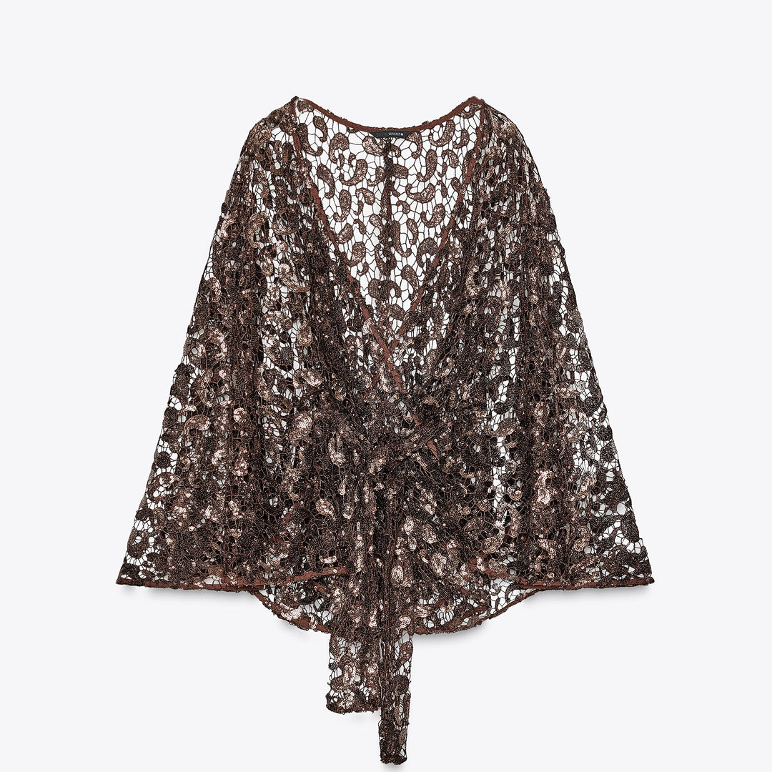 Moudda ZARA - Kimono - Brodé & Ceinture Tissée - Tunisie 1