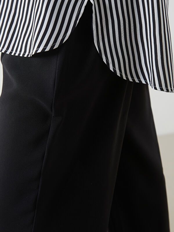 Moudda LC Waikiki - Chemise tissée manches longues Femme Rayures noires - Tunisie 3