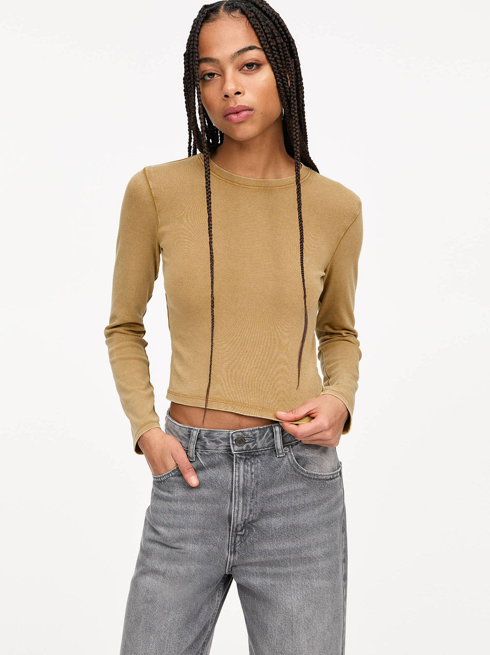 Moudda PULL & BEAR - T-Shirt Ajusté - Manches Longues - Tunisie 2