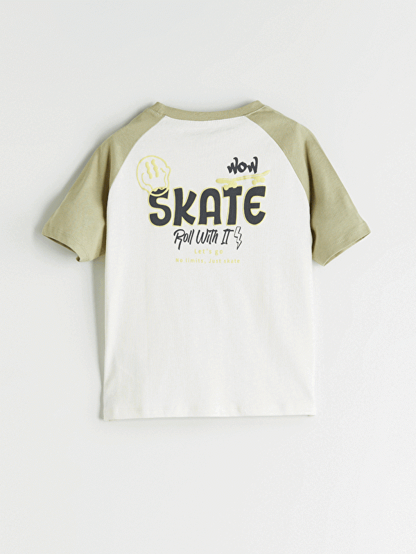 Moudda LC Waikiki - T-shirt en jersey manches courtes Garçon Beige clair - Tunisie 4