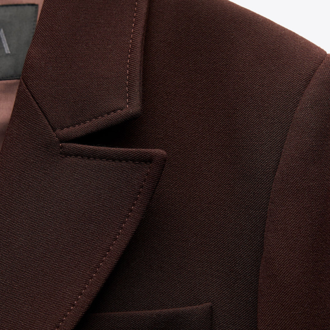 Moudda ZARA - Blazer Peplum - Marron - Tunisie 3