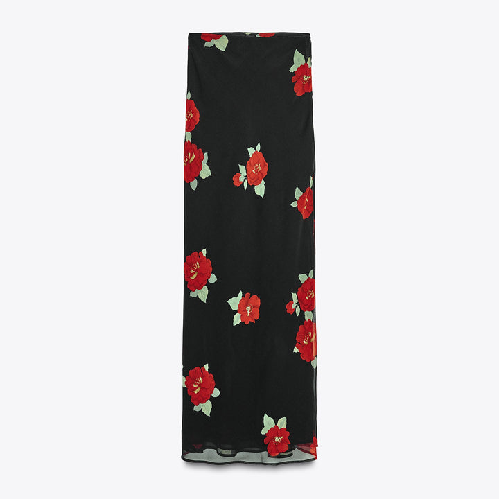 Moudda ZARA - Jupe Midi - Imprimé Fleurs - Tunisie 1