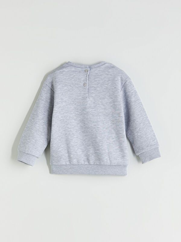 Moudda LC Waikiki - Sweatshirt en jersey Fille Mélange de gris - Tunisie 3