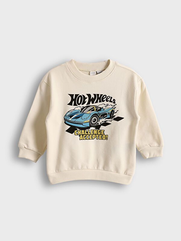 Moudda LC Waikiki - Sweatshirt en jersey sous licence Garçon Beige clair - Tunisie 1