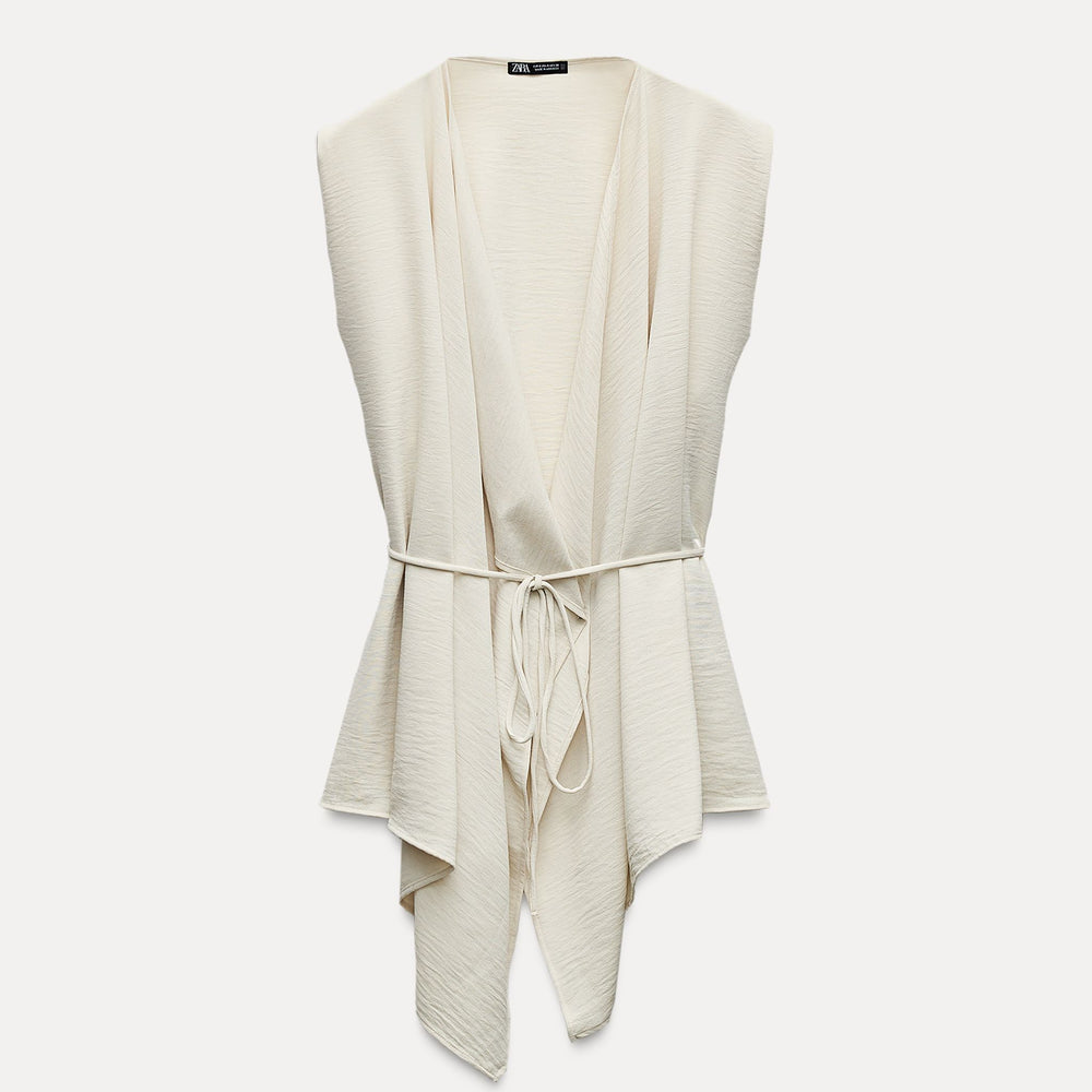 Moudda ZARA - Gilet Fluide avec Ceinture - Tunisie 2