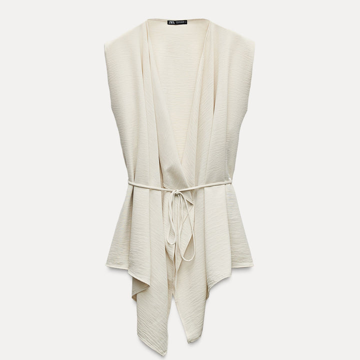 Moudda ZARA - Gilet Fluide avec Ceinture - Tunisie 2