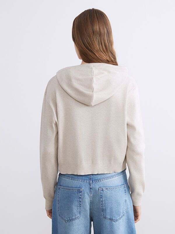 Moudda LC Waikiki - Cardigan en tricot Femme Beige clair - Tunisie 4