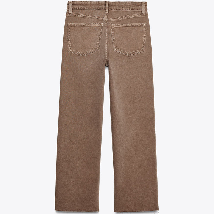 Moudda ZARA - Pantalon Flare Cropped - 5 Poches & Taille Haute - Tunisie 2