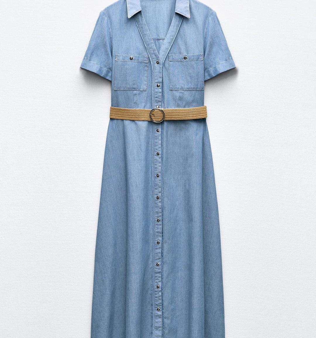 Moudda ZARA - Robe à ceinture en Jute Boucle Argentée - Tunisie 3