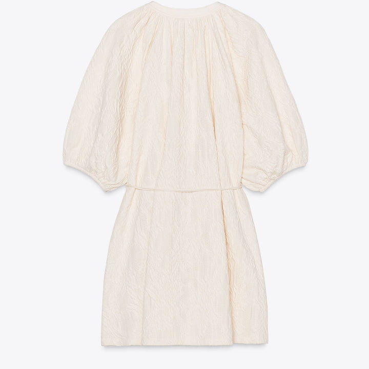 Moudda ZARA - Robe Boho - Jacquard & Col Piqué - Tunisie 2