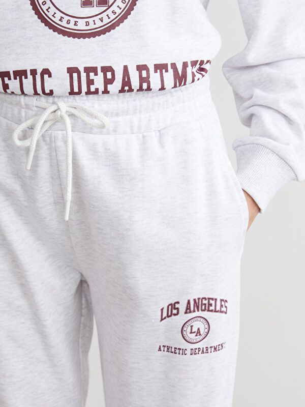 Moudda LC Waikiki - Pantalon en jersey Femme Mélange gris clair - Tunisie 3