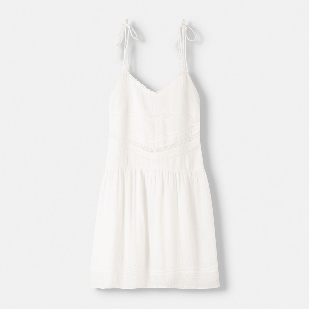 Moudda BERSHKA - Robe mini rustique avec liens - Tunisie 1