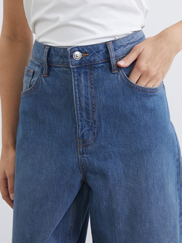 Moudda LC Waikiki - Pantalon en jean pour Femme couleur Rodeo Bleu indigo moyen - Tunisie 3