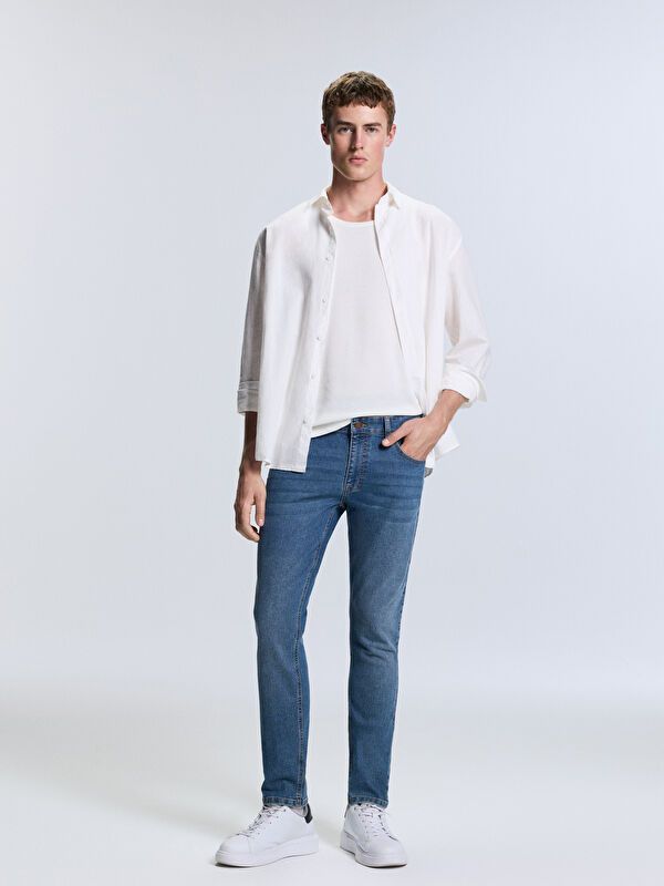 Moudda LC Waikiki - pantalon en jean tissé pour Hommes - Tunisie 4