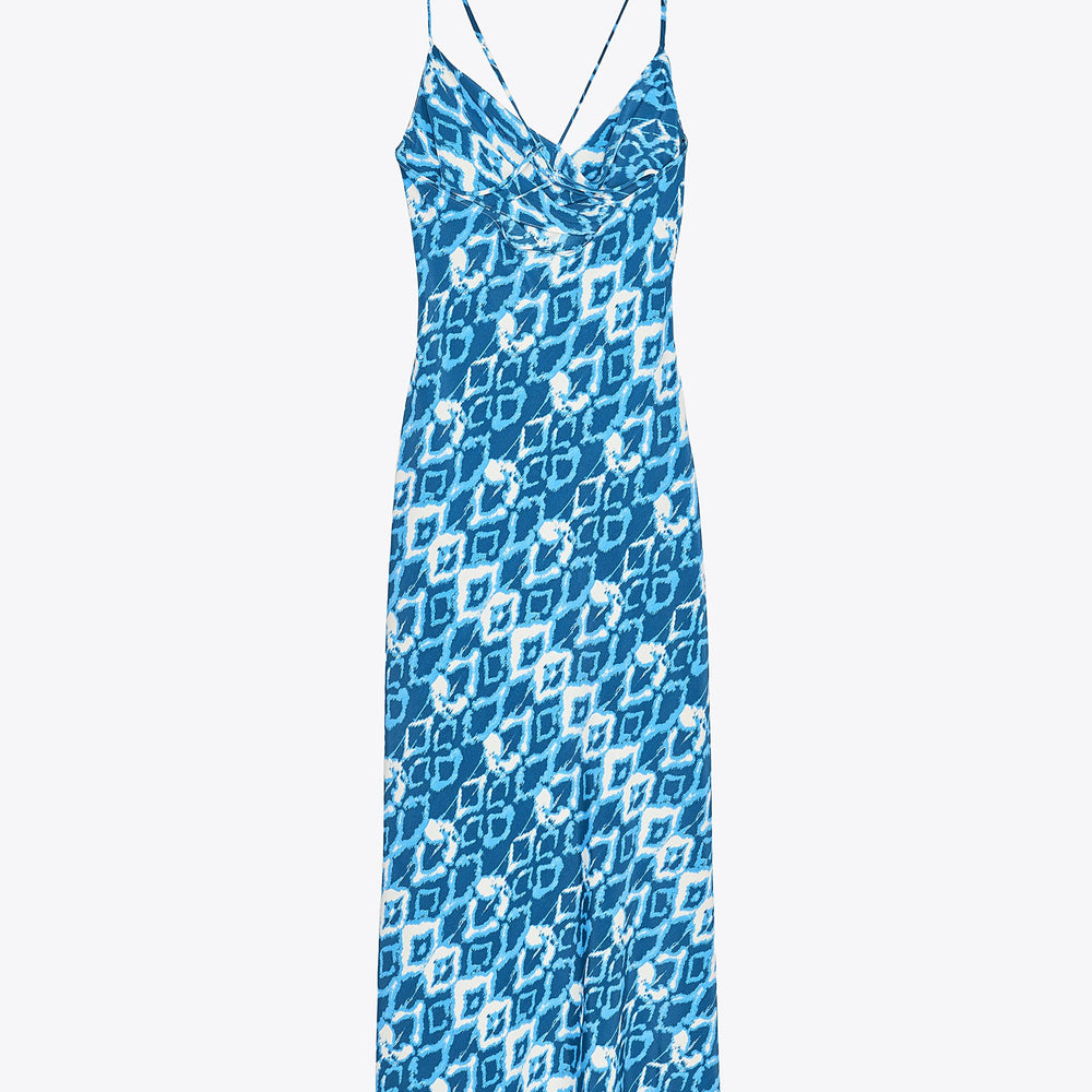 Moudda ZARA - Robe Midi Lingerie - Imprimé & Bretelles Croisées Dos - Tunisie 2