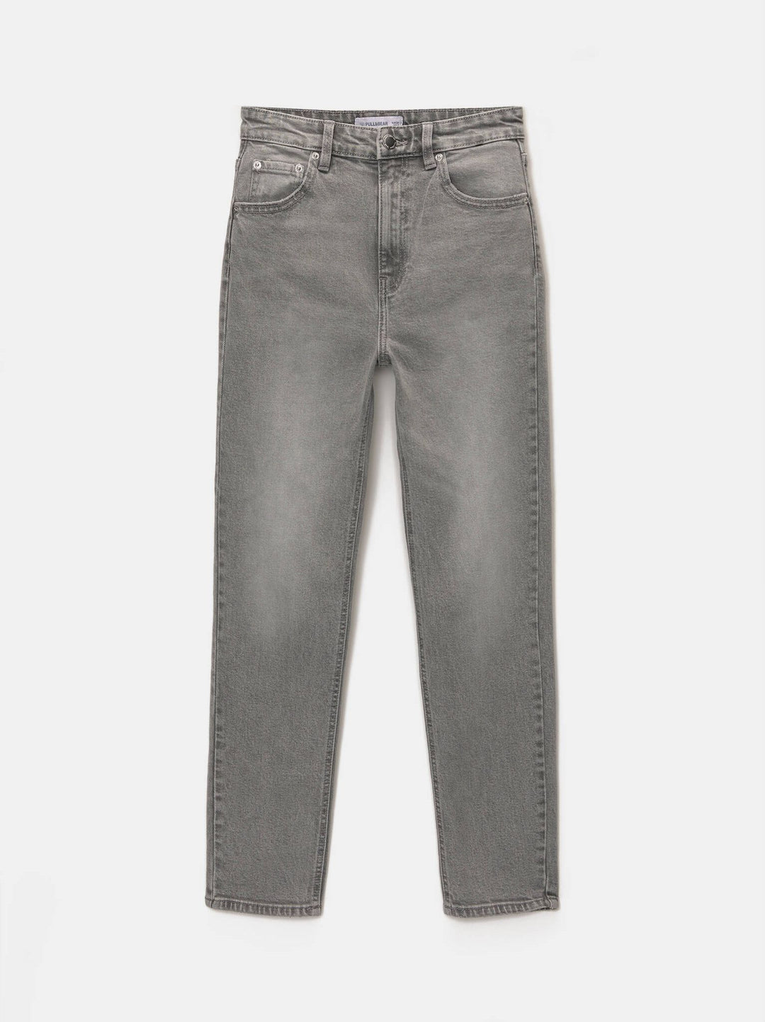 Moudda PULL & BEAR - Pantalon Mom Confort (Gris) - Tunisie 4