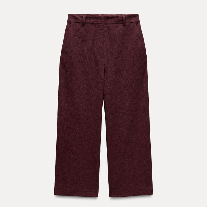 Moudda ZARA - Set pantalon droit seersucker - Tunisie 2