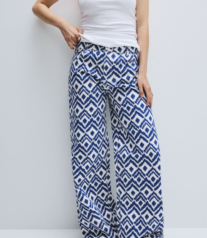 Moudda Lefties - Pantalon Wide Leg Denim Imprimé - Fille D5 - Tunisie 4