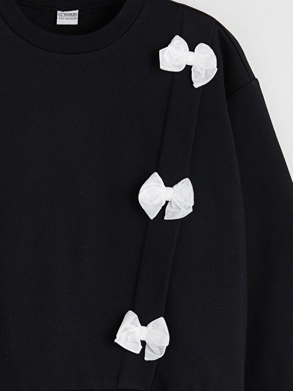 Moudda LC Waikiki - Sweatshirt en jersey Fille Noir - Tunisie 3