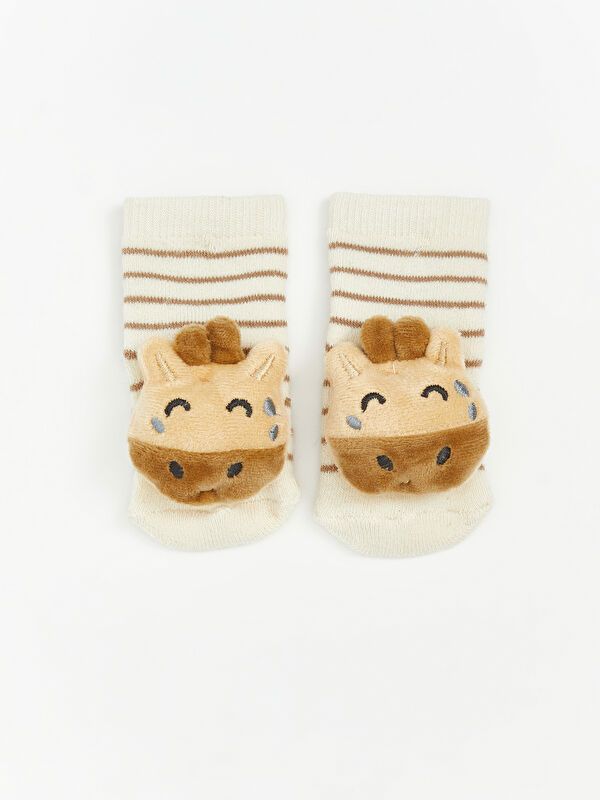 Moudda LC Waikiki - Chaussettes maison Garçon Mélange écru - Tunisie 1