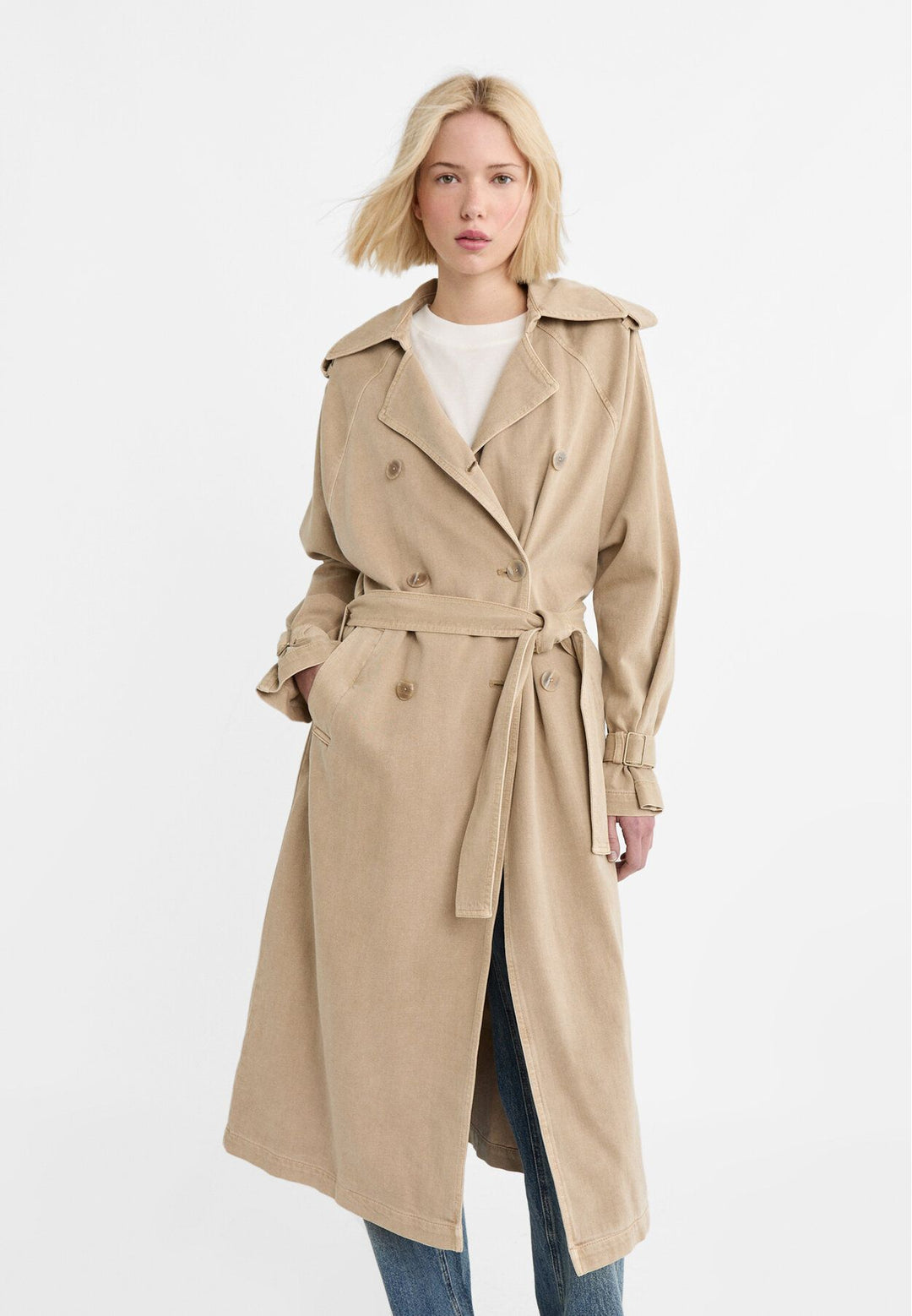 Moudda STRADIVARIUS - Trench en Serge - Tunisie 3