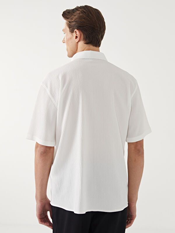 Moudda LC Waikiki - Chemise manches courtes en tissu pour Homme - Tunisie 4