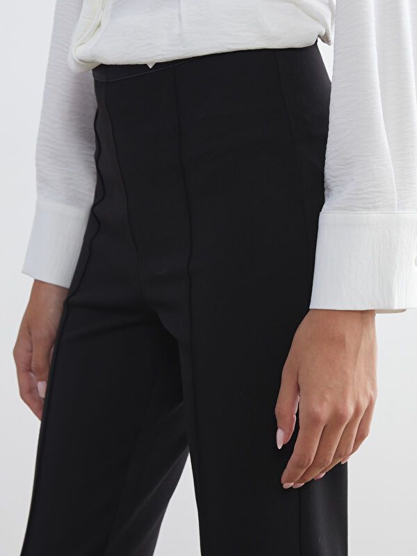 Moudda LC Waikiki - Pantalon tissé moyen Femme Noir - Tunisie 3