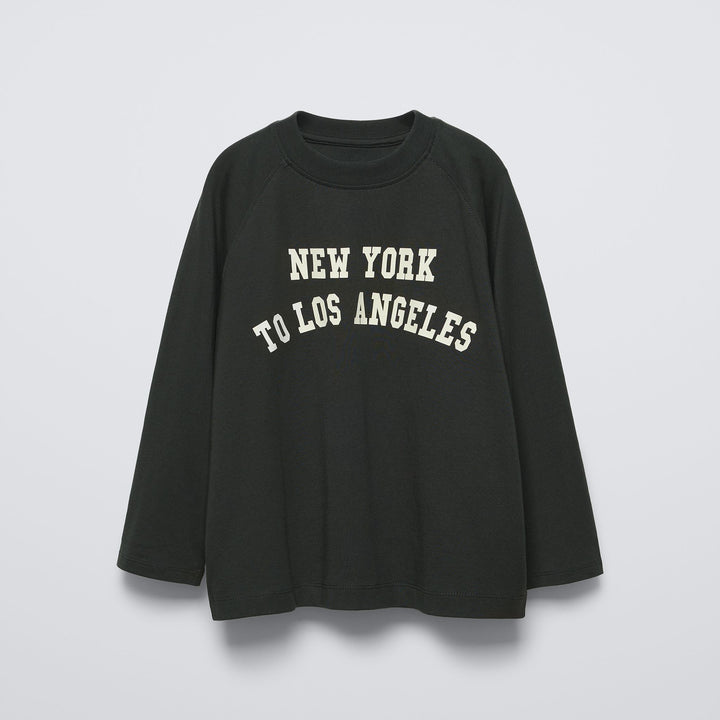 Moudda ZARA - T-shirt manches longues New York raglan new jogging - Tunisie 1