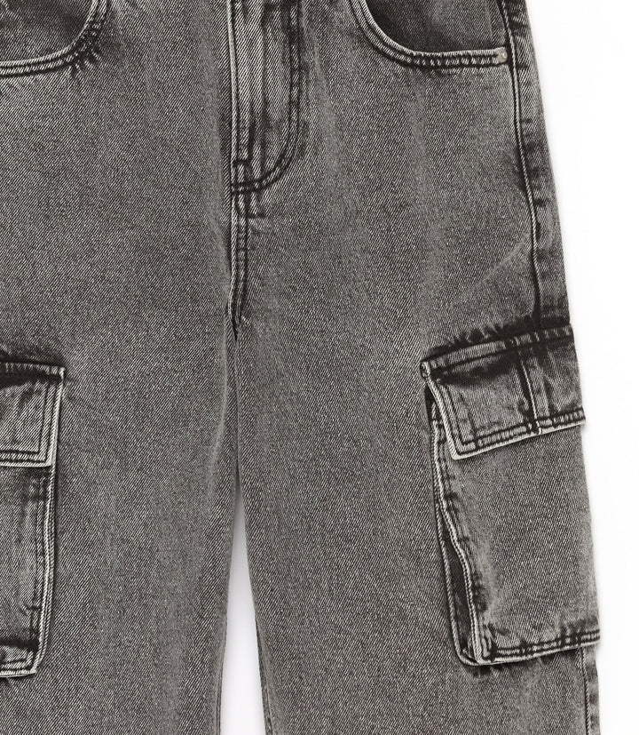 Moudda Lefties - Pantalon Denim Skate Cargo - Garçon - Tunisie 4