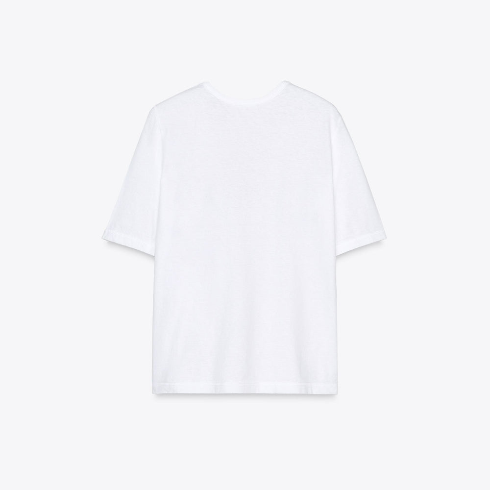 Moudda ZARA - T-Shirt - Coton/Lin, Col Piqué & Manches 3/4 - Tunisie 2
