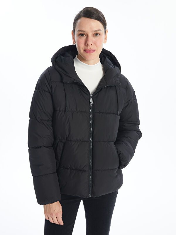 Moudda LC Waikiki - Manteau matelassé en nylon Femme Noir - Tunisie 1